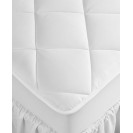 Extra Deep Twin Mattress Pad, Hypoallergenic, Down Alternative Fill, 500 Thread Count Cotton