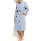 Herringbone Woven Shawl Collar Robe