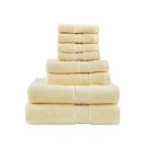 Solid Cotton Bath Towel Set